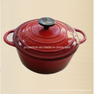 3qt Enamel Cast Iron Dutch Oven Dia 22cm